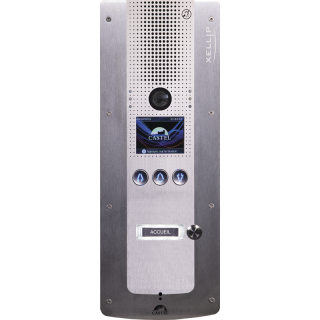 Portier Audio Video Full Ip/Sip À Défilement De Nom Et 1 Bouton