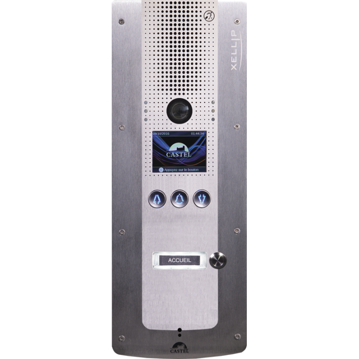 Portier Audio Video Full Ip/Sip À Défilement De Nom Et 1 Bouton