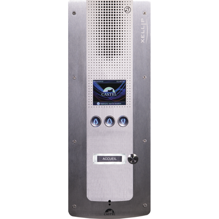 Portier Audio Full Ip/Sip À Défilement De Nom Et 1 Bouton D'Appel