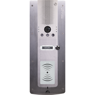 Portier Audio Video Ip/Sip 1 Bp D'Appel Phmr Avec Lecteur 13,56 Mhz Sécurisé