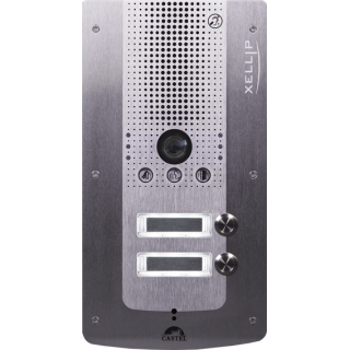 Portier Audio Video Full Ip/Sip 2 Boutons D'Appel Conforme Loi Handicap Poe