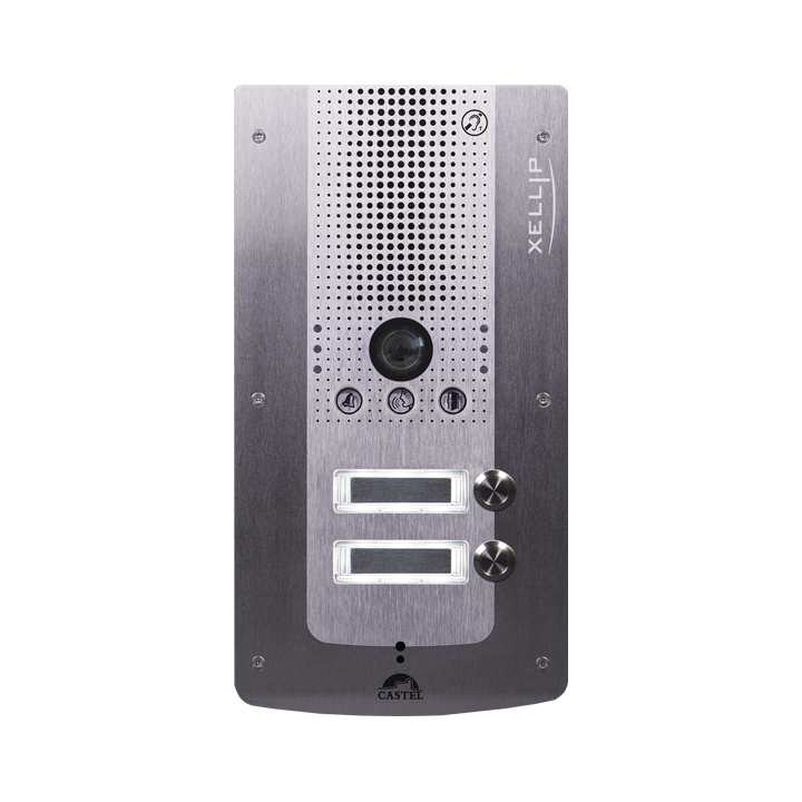 Portier Audio Video Full Ip/Sip 2 Boutons D'Appel Conforme Loi Handicap Poe