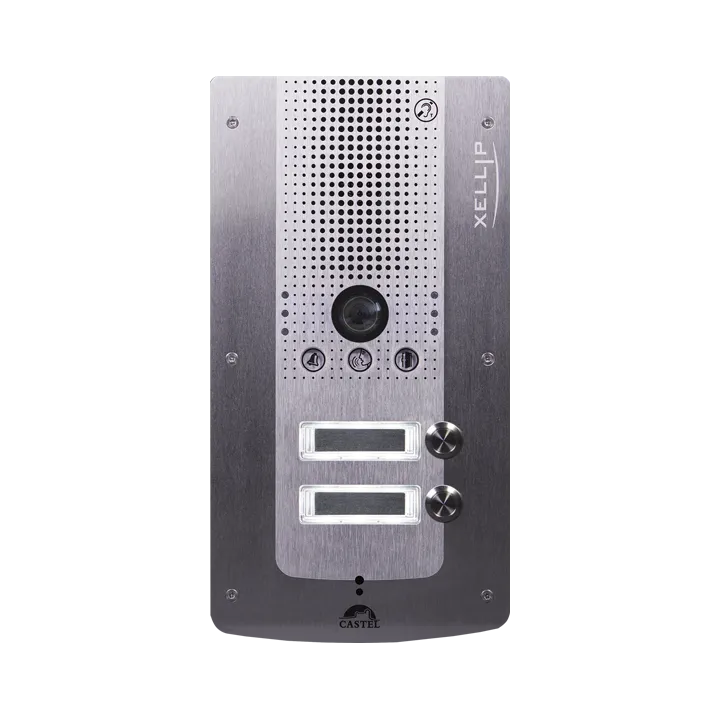 Portier Audio Video Full Ip/Sip 2 Boutons D'Appel Conforme Loi Handicap Poe