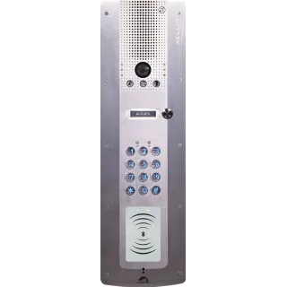 Portier Video Ip/Sip 1 Bp Clavier Loi Handicap Et Lecteur Ble Poe