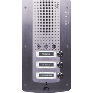 Portier Audio Full Ip/Sip 3 Boutonsd'Appel Conforme Loi Handicap Poe