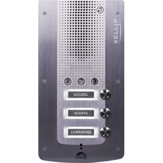 Portier Audio Full Ip/Sip 3 Boutonsd'Appel Conforme Loi Handicap Poe