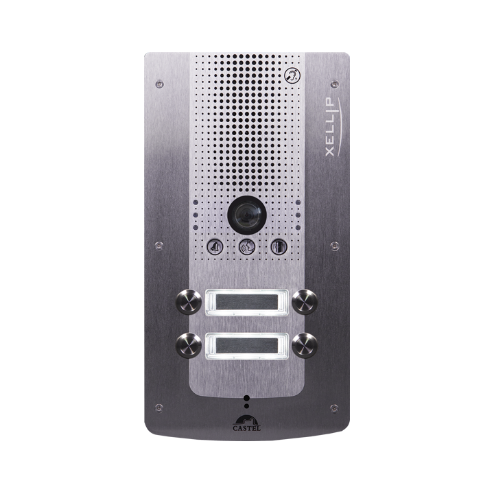 Portier Audio Video Full Ip/Sip 4 Boutons D'Appel Conforme Loi Handicap Poe