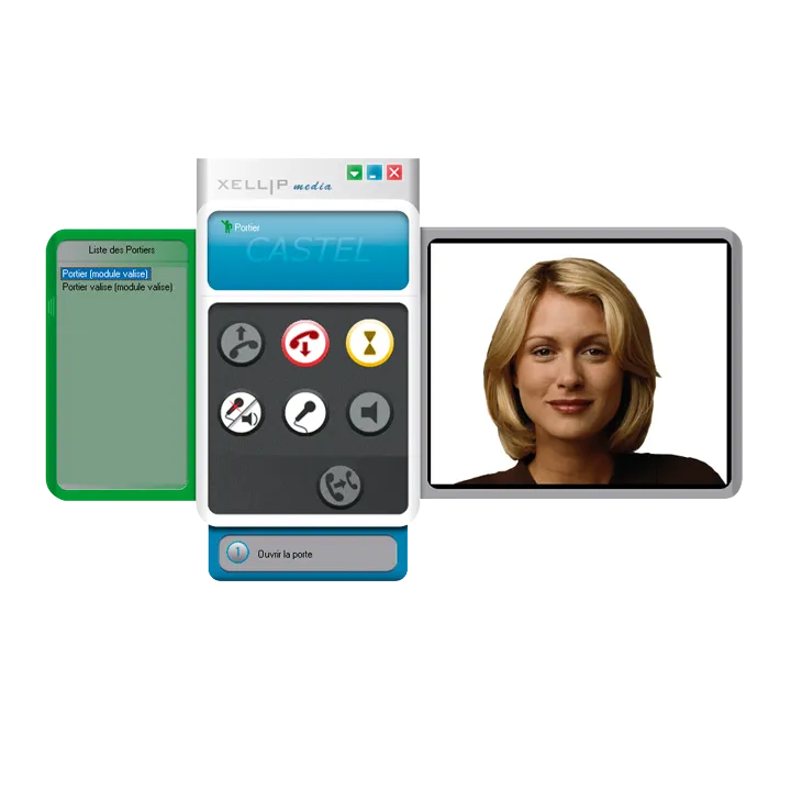 Interface de réception audio vidéo (avec fonction renvoi, gestion de webcam ..) 