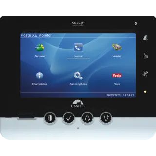 Moniteur De Réception Audio Vidéo, Écran Couleur 7" Tactile - Alimentation Poe