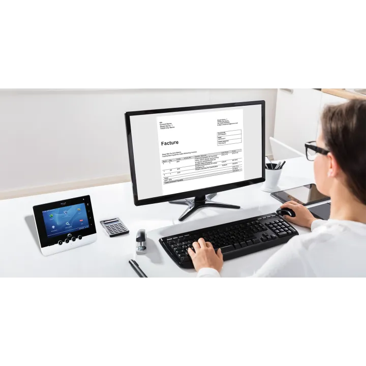 Moniteur De Réception Audio Vidéo, Écran Couleur 7" Tactile - Alimentation Poe