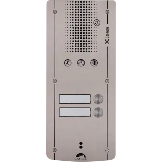 Platine Xless Audio 2 Boutons D'Appel Montage Encastré