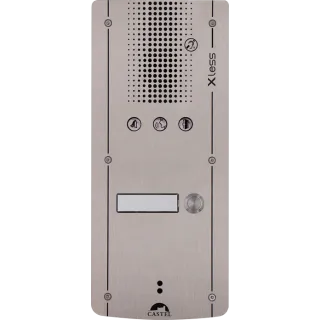 Platine Xless Audio 1 Bouton D'Appel Montage Encastré