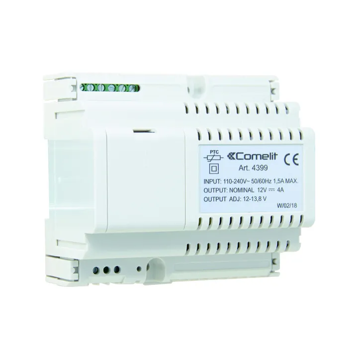 Alimentation 12Vdc 4A, Entrée 110-240Vac, Tension Réglable 12-13,8Vdc, Boîtier