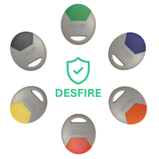 Badge Acces Securise Resident Vert