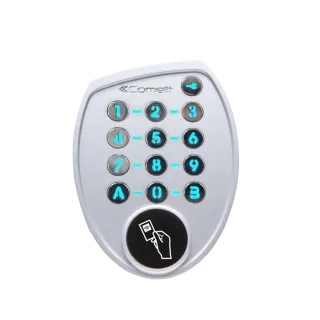 Clavier Antivandal Saillie 100 Codes Avec Alimentation 12V/24V + Lecteur Intégré