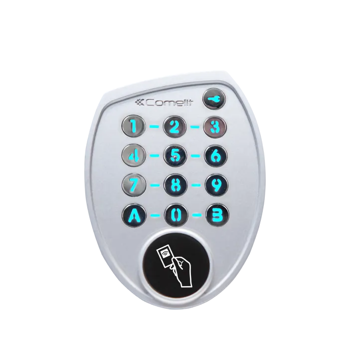 Clavier Antivandal Saillie 100 Codes Avec Alimentation 12V/24V + Lecteur Intégré