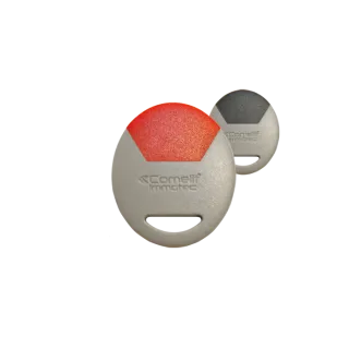 Badge Électronique De Proximité Gris Et Rouge