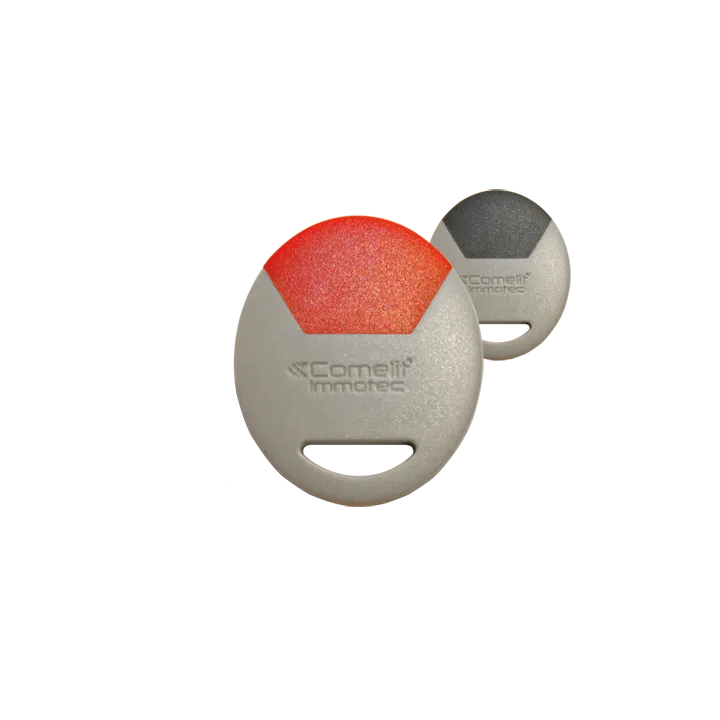 Badge Électronique De Proximité Gris Et Rouge
