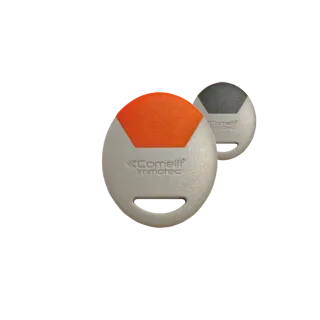 Badge Électronique De Proximité Gris Et Orange