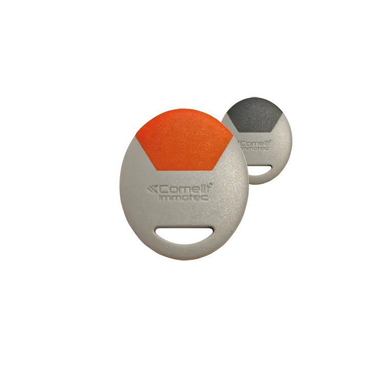 Badge Électronique De Proximité Gris Et Orange
