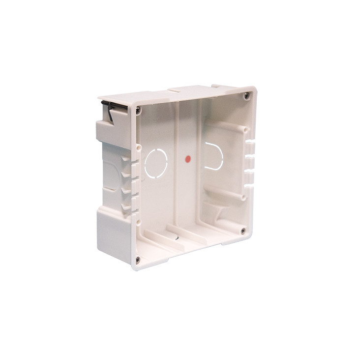 Série Icona - Boîte encastrée pour placo/béton, 129x129x50 mm