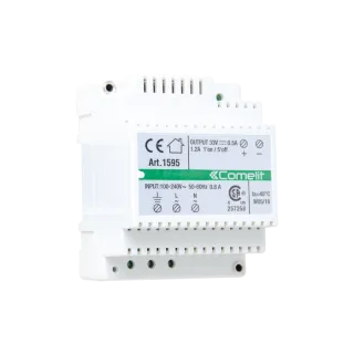 Alimentation 100-240Vac/33Vdc 500Ma Continue 1.2A Pic, 4 Modules Din