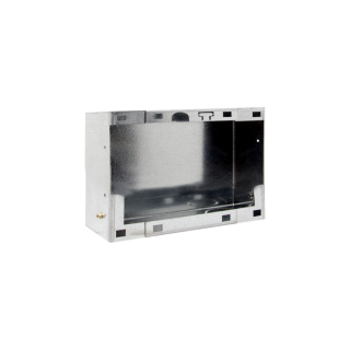 Série Switch - Boîte encastrée acier 2 colonnes boutons, 190,4x110,5x55 mm