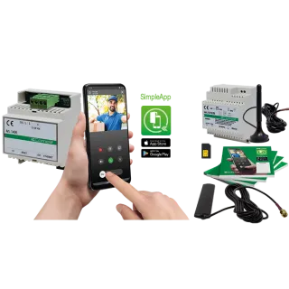 Kit Appel Multi-Utilisateurs Sb2, 50 Appartements/15 Utilisateurs, Sim 4G 1 An