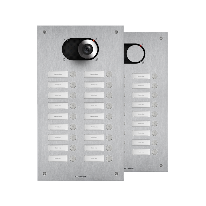 Façade Switch inox 18 Boutons - 2 colonnes