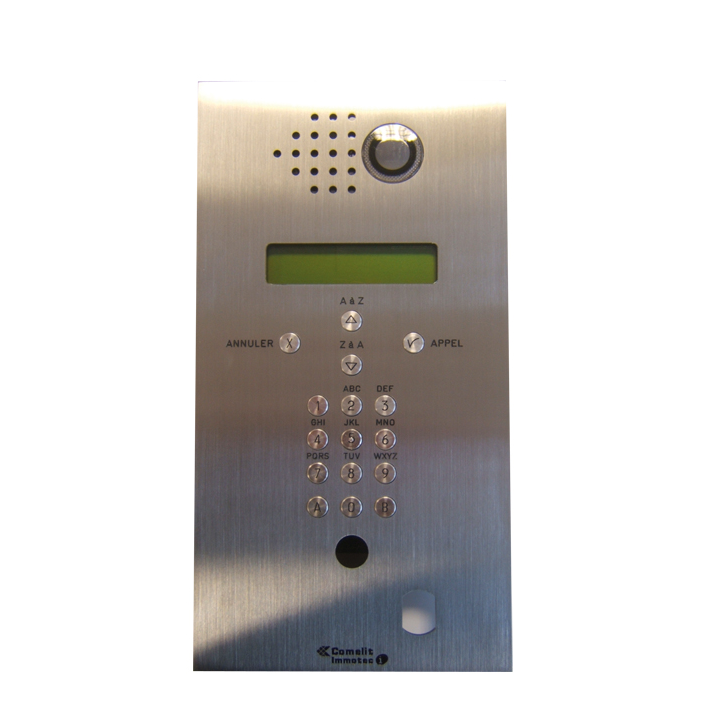 Platine vidéo dig inox défil à goujons-340x180/1250 inclus dans tarif