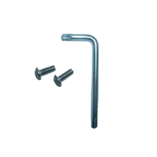 Série Ikall - Kit 2 Vis Anti-Sabotage Pour Cadre Bouton, Badge Incluse