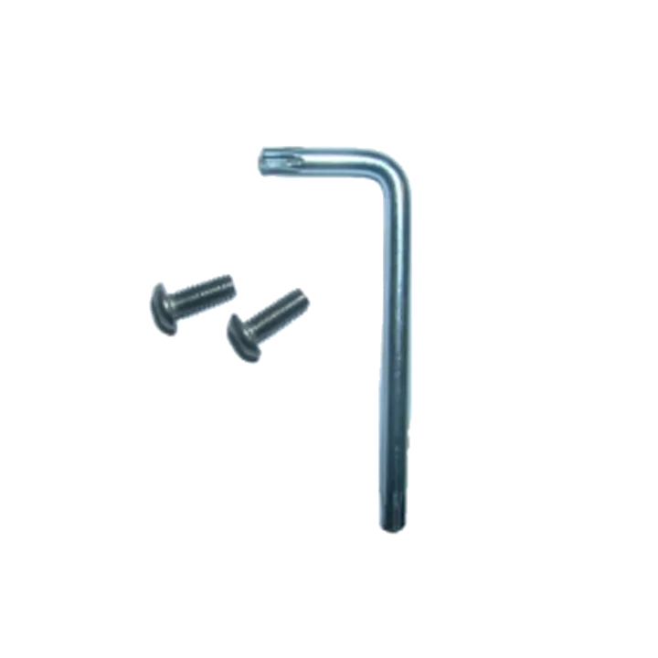 Série Ikall - Kit 2 Vis Anti-Sabotage Pour Cadre Bouton, Badge Incluse