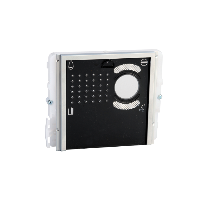 Série Ikall - Module sans bouton pour unité audio/vidéo, façade noire