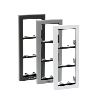 Cadre Porte-Module 3 Module Couleur Anthracite
