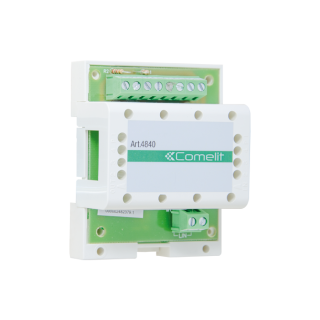 Distributeur de ligne 4 sorties, système Simplebus 2, montage rail DIN 4 modules