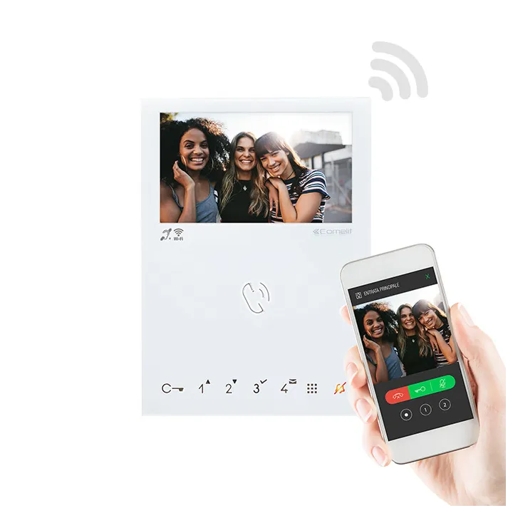Moniteur Mini 43 Main Libre Bm Wifi Blanc Système Sb Top