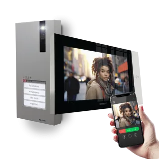 Série 7 Top - Kit Vidéo Maison Avec Poste Extérieur Quadra Et Visiophone 7"