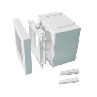 Boîtier Saillie Simple 45X45 - Dim 65X65X55Mm