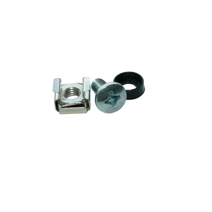 Kit Vis Écrou Cage - Rondelle Plastique Philips M6X12 20 Pièces