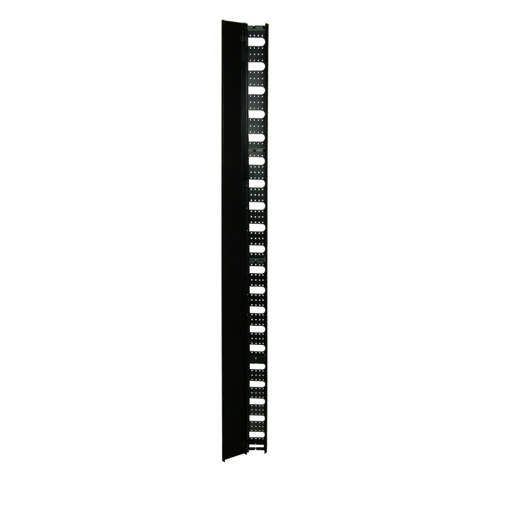 Organisateur De Câble Vertical 0U Noir 1800Mm