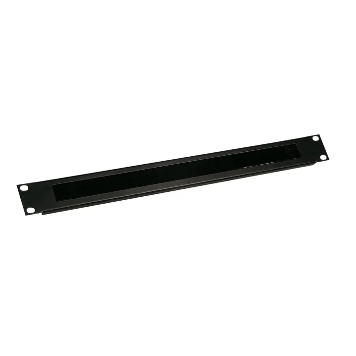 Panneau Passe Câbles À Balai 1U 19" Noir