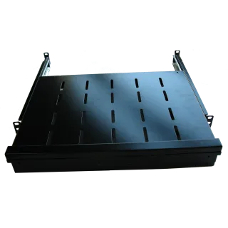 Plateau Clavier Et Sourus 19" 1U Noir