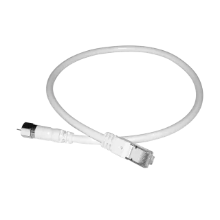 Cordon Balun F Mâle // Rj45 Mâle 0M30 Avec Adaptimpédance