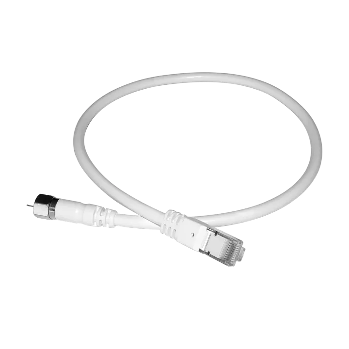 Cordon Balun F Mâle // Rj45 Mâle 0M30 Avec Adaptimpédance