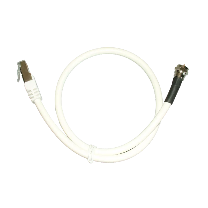 Cordon Balun F Mâle // Rj45 Mâle 0M50 Avec Adaptimpédance