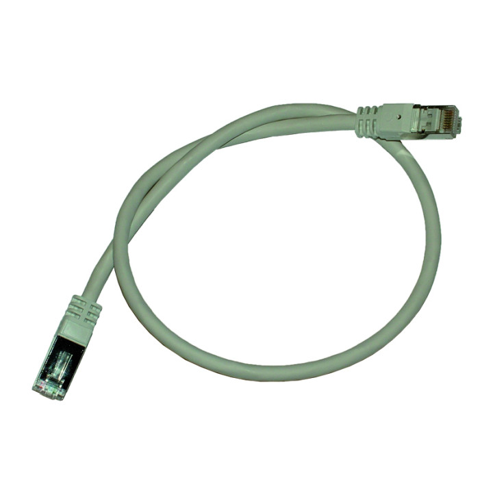 CORDON RJ45 RJ45 GRIS CAT6 FTP 100 OHMS CERTIFIE LSOH MALE 1M