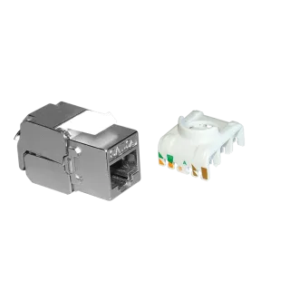 Embase Cat6A Sftp 10 Gbits Certifiée Composant