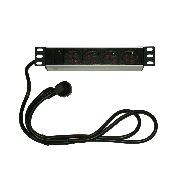 Panneau De Distribution 1U 4Pc Avec Voyant Lumineux