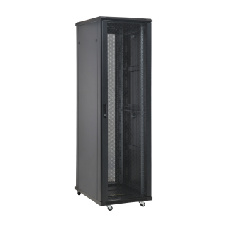 Baie 19¨ serveur 42U  800 X 1000 ( charge 800 kg) noire montée