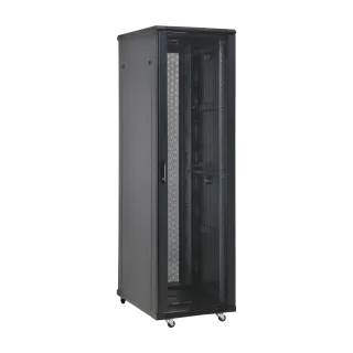 Baie 19' Serveur 42U 800 X 1000 ( Charge 800 Kg) Noire Montée